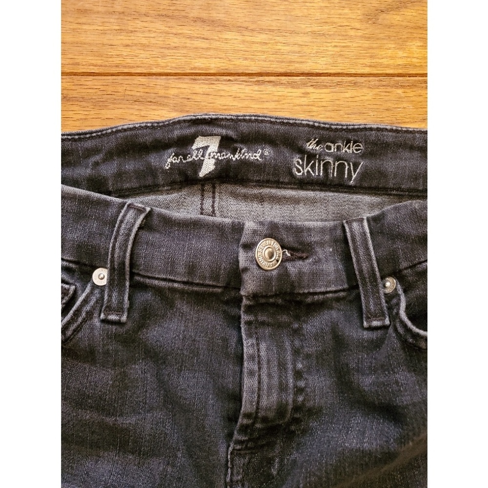 7 For All Mankind Ankle Skinny Jeans - Picture 2 of 4